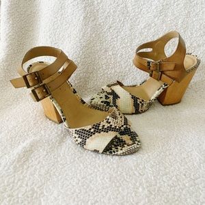 Animal Print Wedges